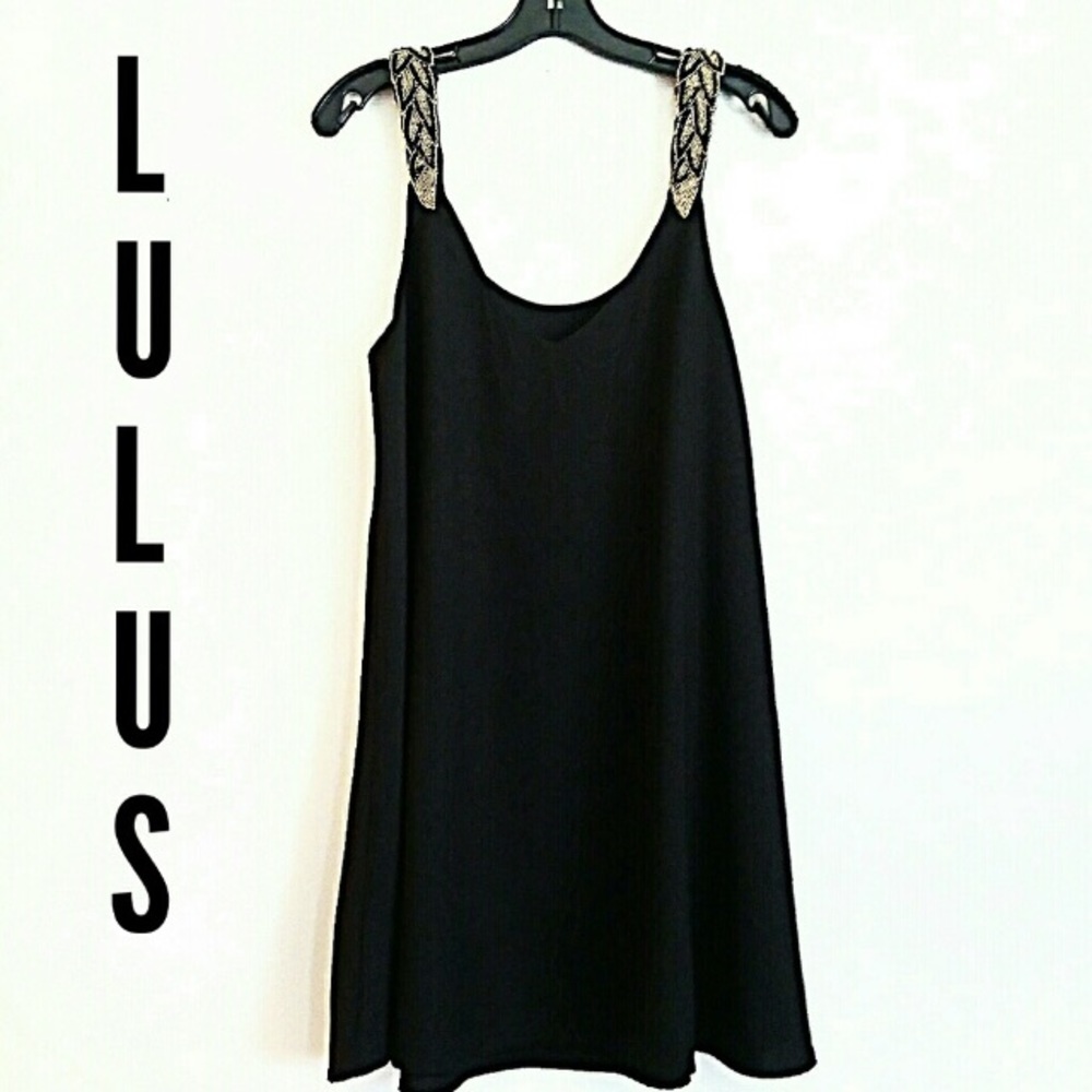 LuLu brand black sexy, dressy dress.